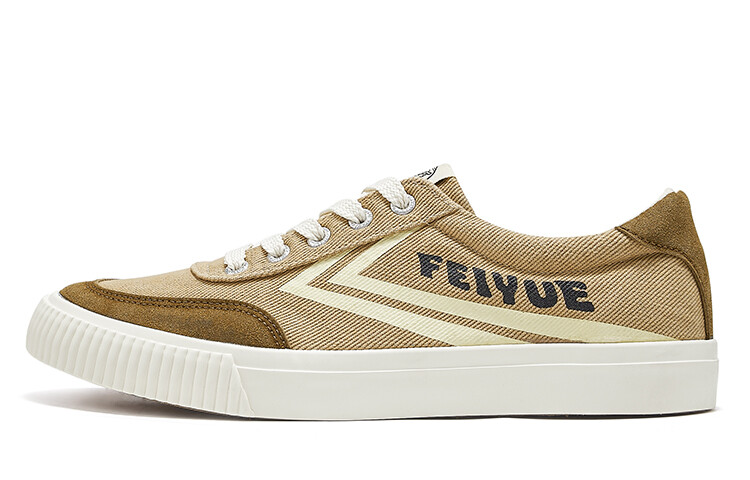 

Кеды мужские низкие желтые/черные Feiyue