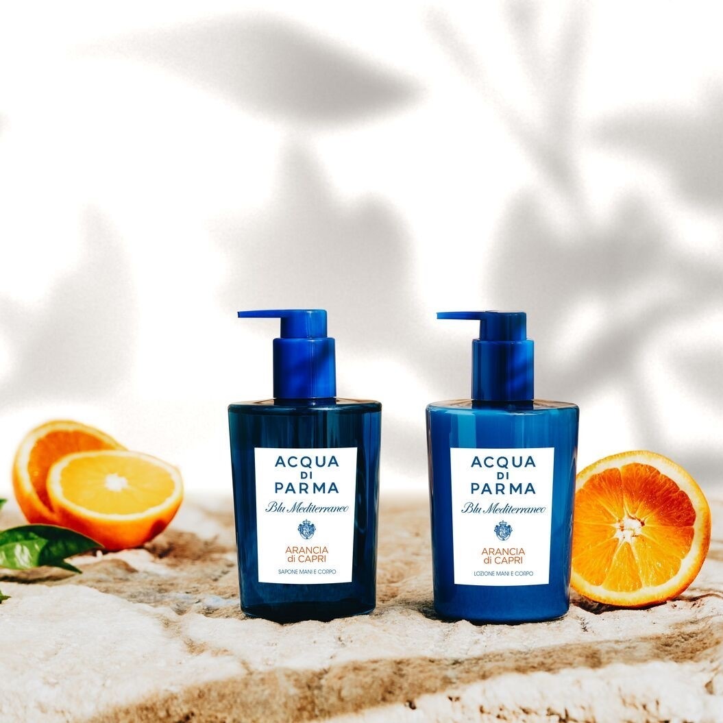 Лосьон для тела blu mediterraneo arancia di capri Acqua Di Parma, объем 300 мл — фото 3