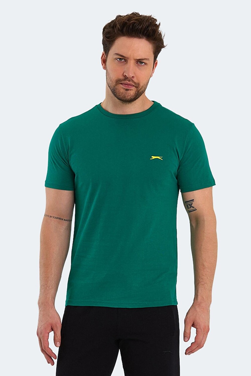

Мужская футболка с коротким рукавом POLL зеленая SLAZENGER, Зеленый, Мужская футболка с коротким рукавом POLL зеленая SLAZENGER