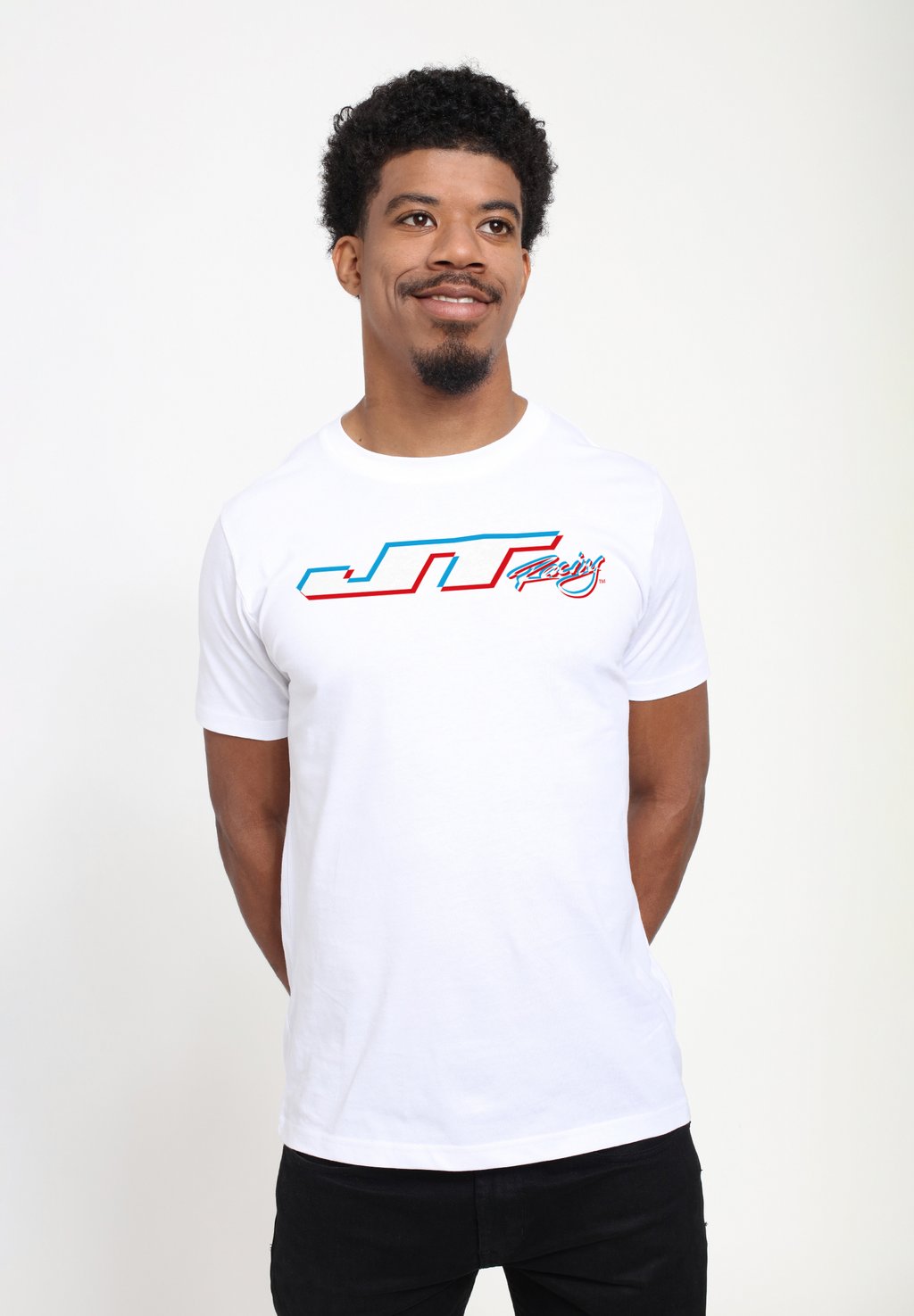 

Футболка с принтом JT RACING 3D LOGO Henry Tiger, белый
