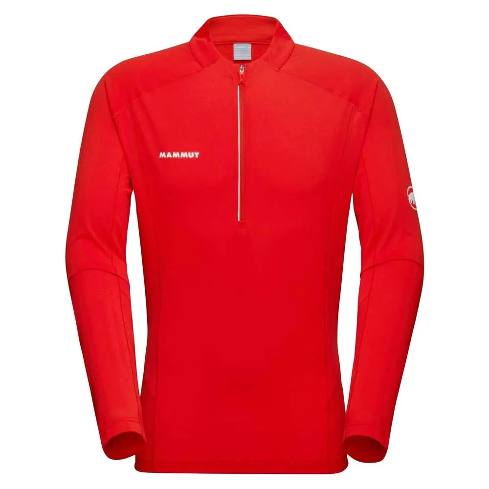 

Лонгслив Mammut Aenergy FL half zip, красный