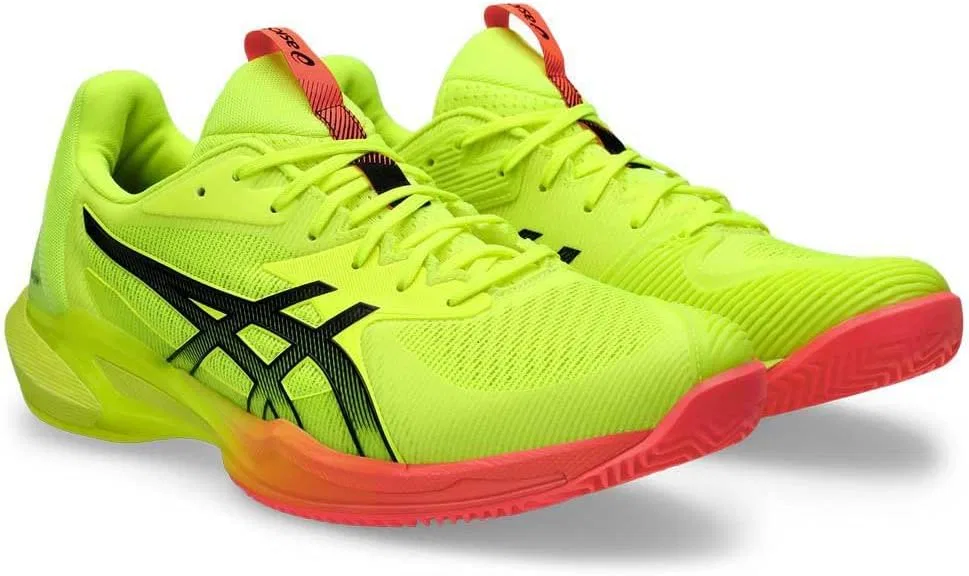 Кроссовки для тенниса ASICS Solution Speed FlyteFoam 3, Safety Yellow Black — фото 3