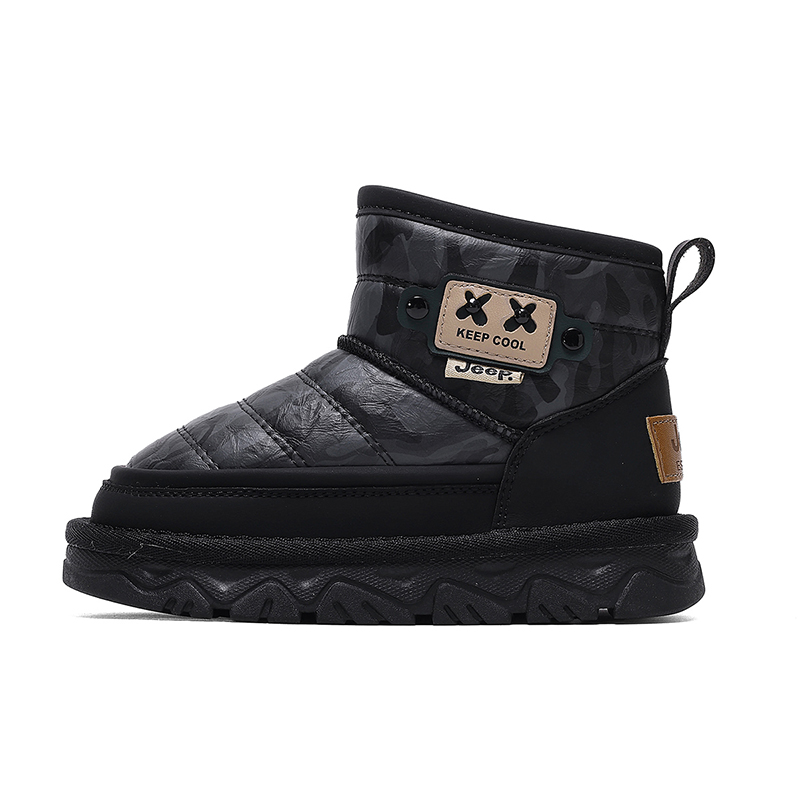 

Jeep Износостойкие детские ботинки с амортизацией black kids