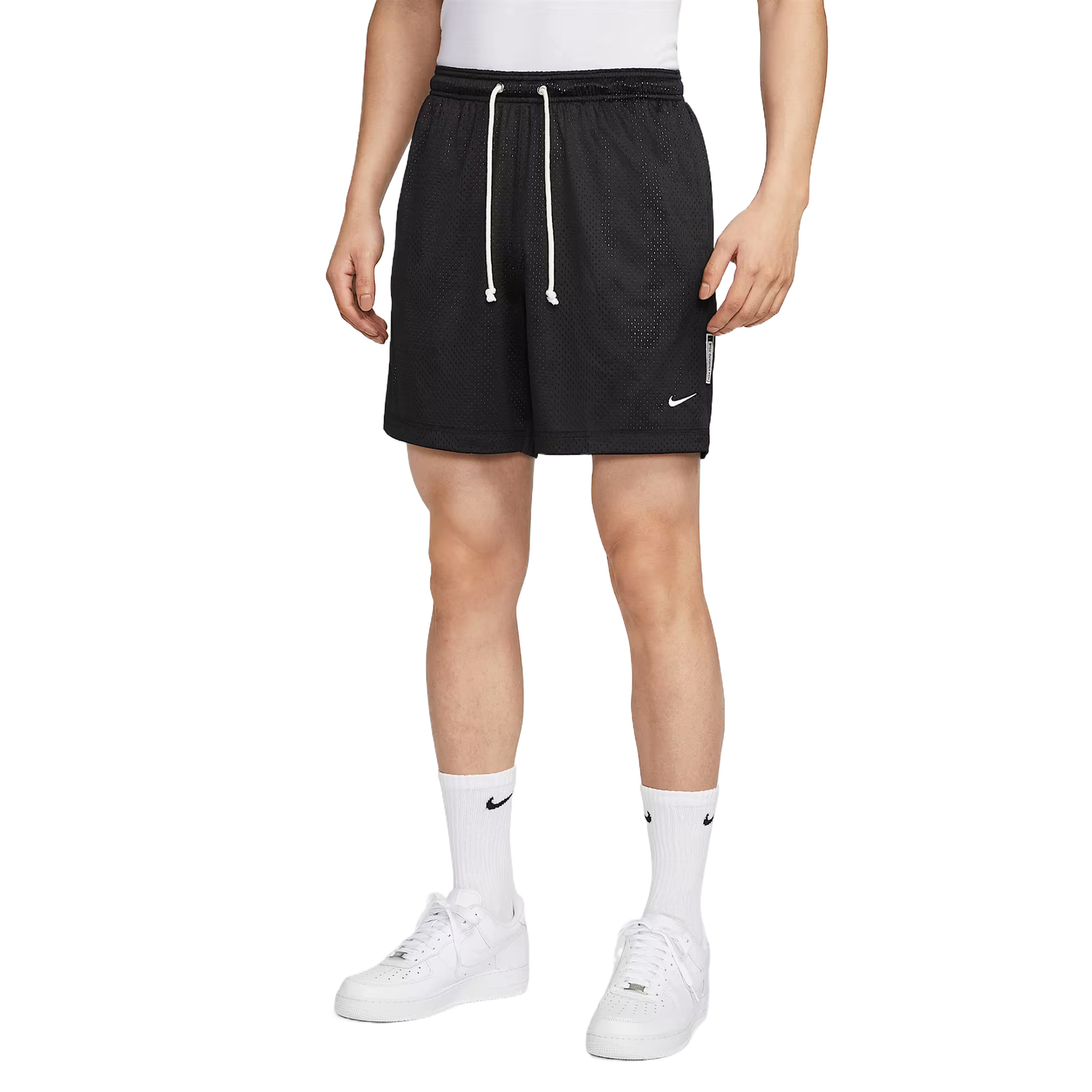 Стандартные баскетбольные шорты dri fit мужские Nike, черный — фото 4