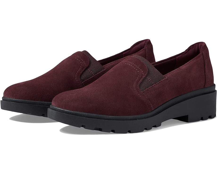 

Лоферы Clarks Calla Rae, цвет Burgundy Suede