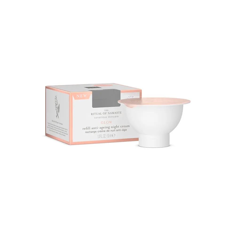 Крем для лица The ritual of namaste glow anti-ageing night cream refill Rituals, 50 мл. — фото 3