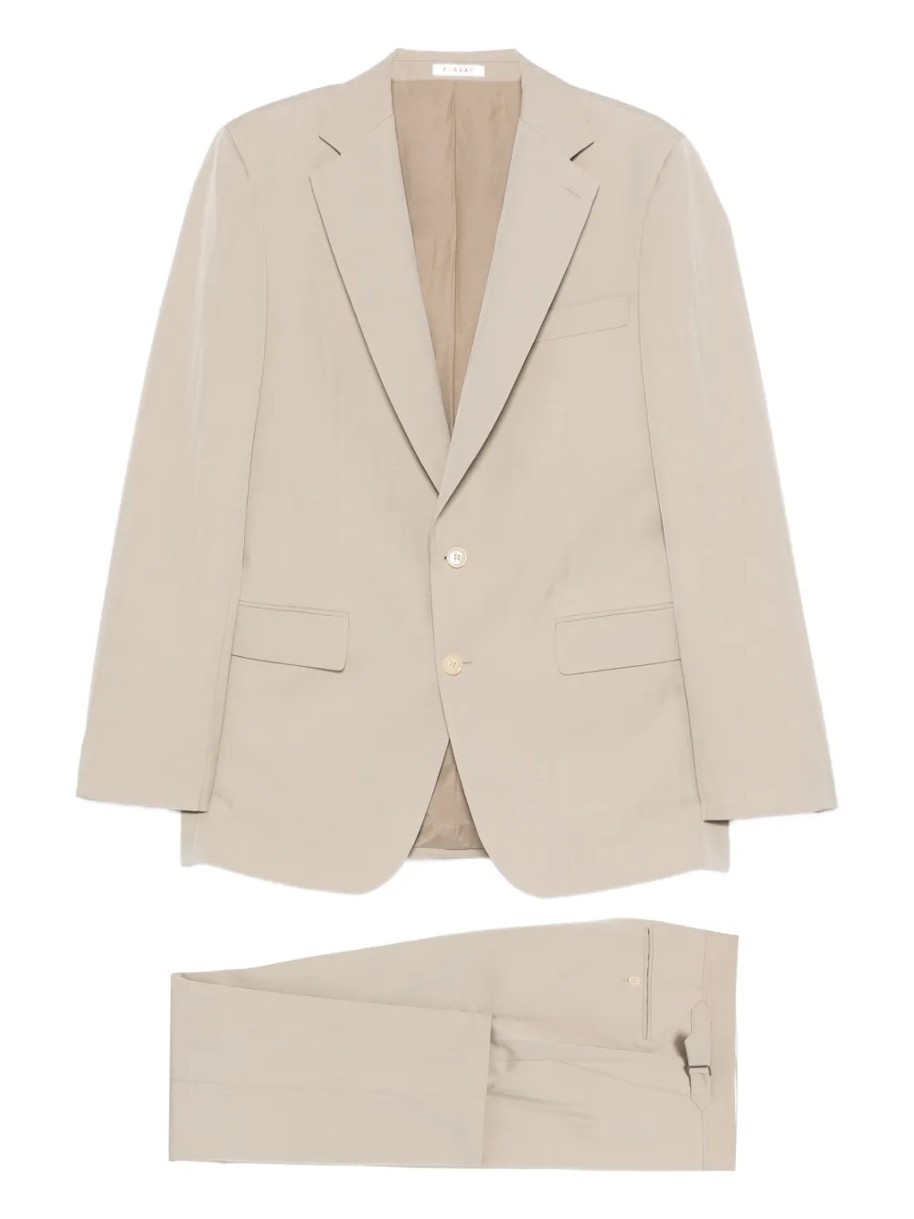 

Костюм с однобортным пиджаком Fursac, бежевый