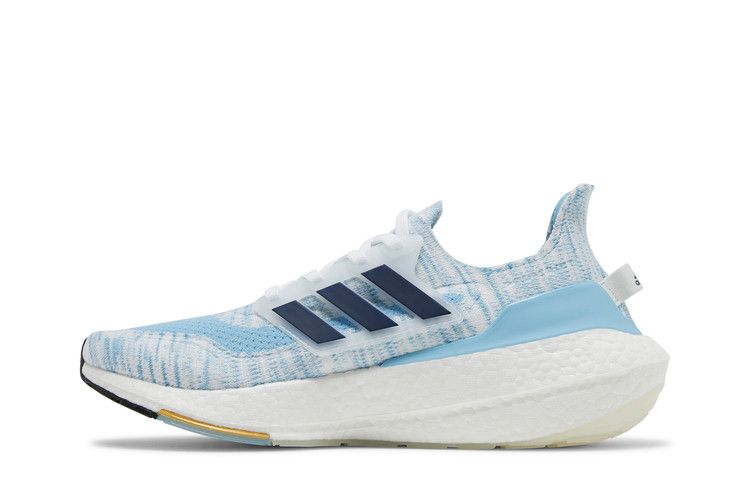 Кроссовки adidas UltraBoost 21 'White Clear Blue', белый — фото 4