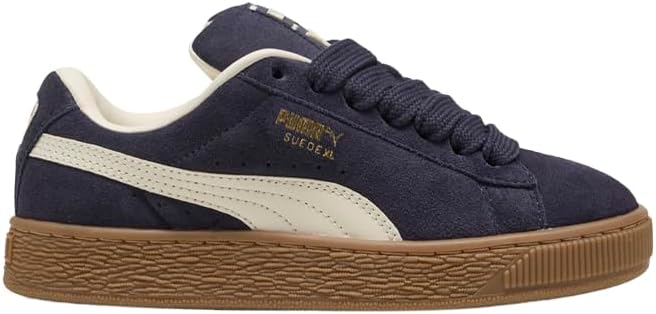 

Детские кроссовки Puma Unisex-Child Suede XL (для детей постарше), морской/матовая слоновая кость