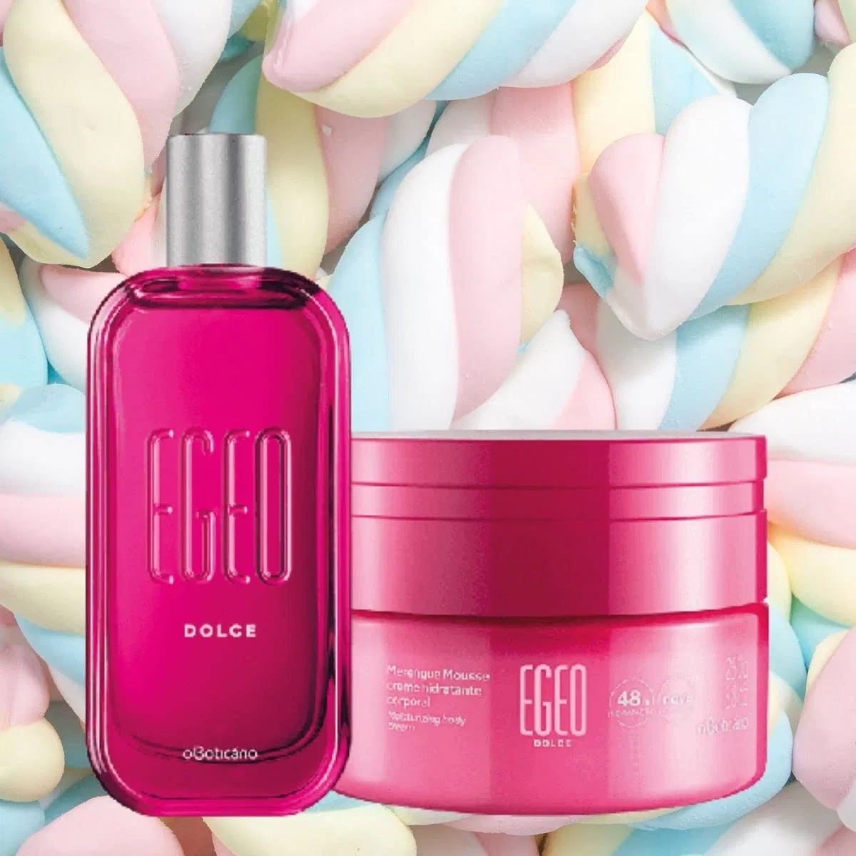 Увлажняющий крем для тела Boticario Egeo Dolce Merengue Mousse 250 г O Boticário — фото 2