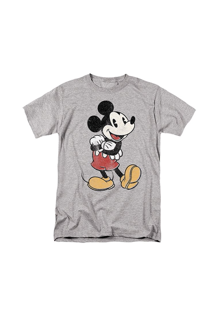 

Футболка с принтом MICKEY POSE Disney, серый