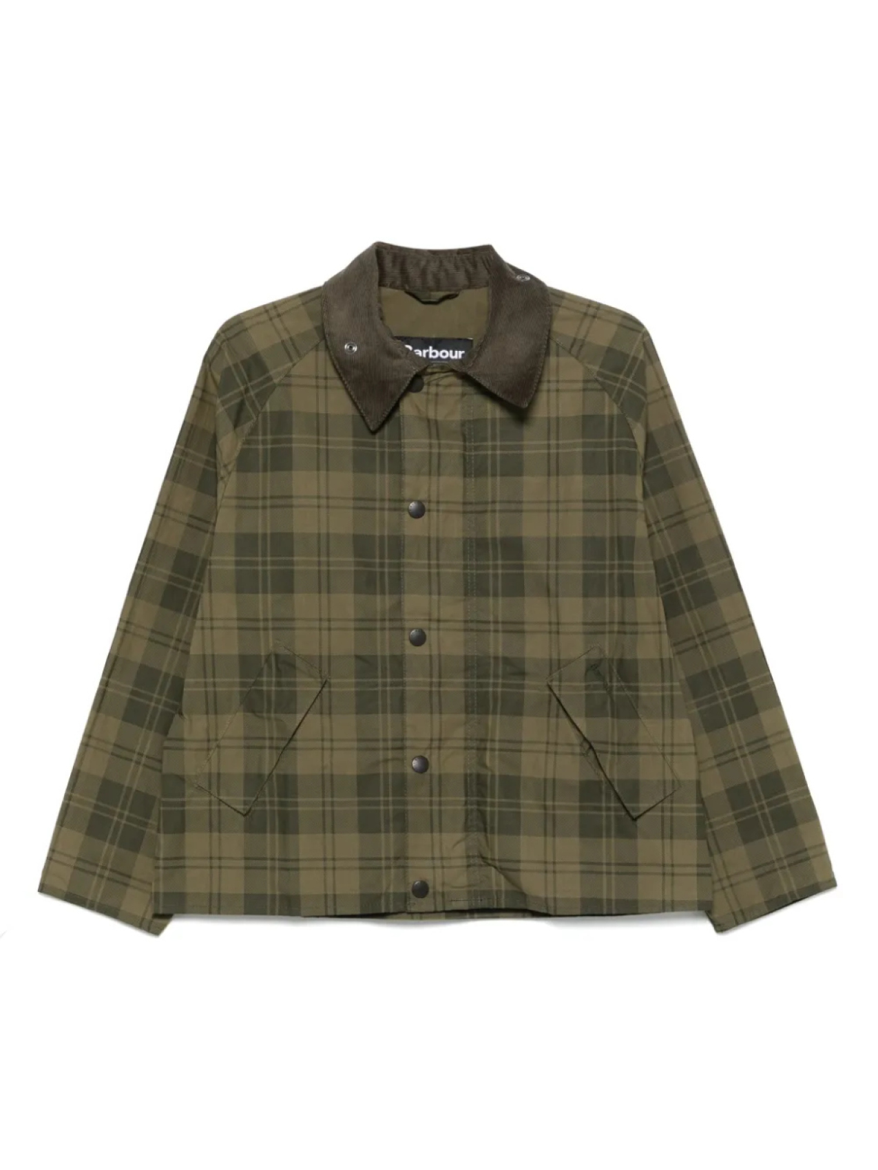 

Куртка Transport Check Barbour, зеленый