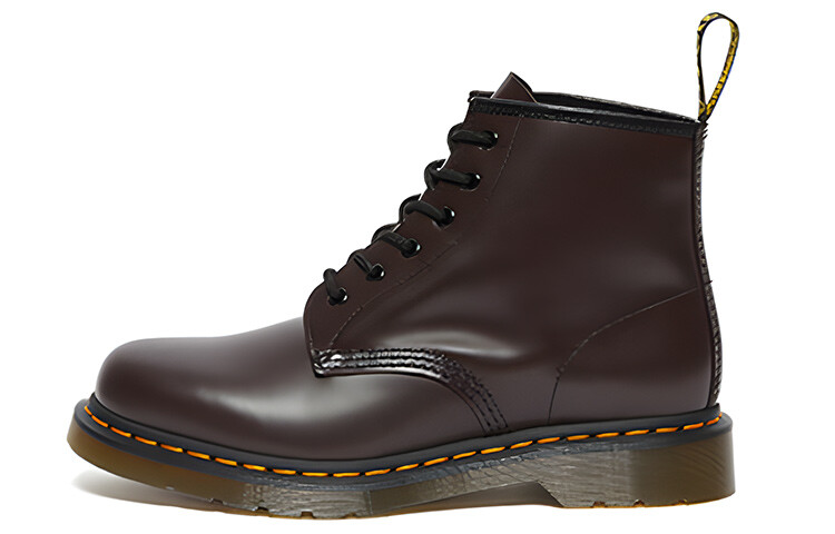 

Ботинки унисекс темно-красные Dr.Martens