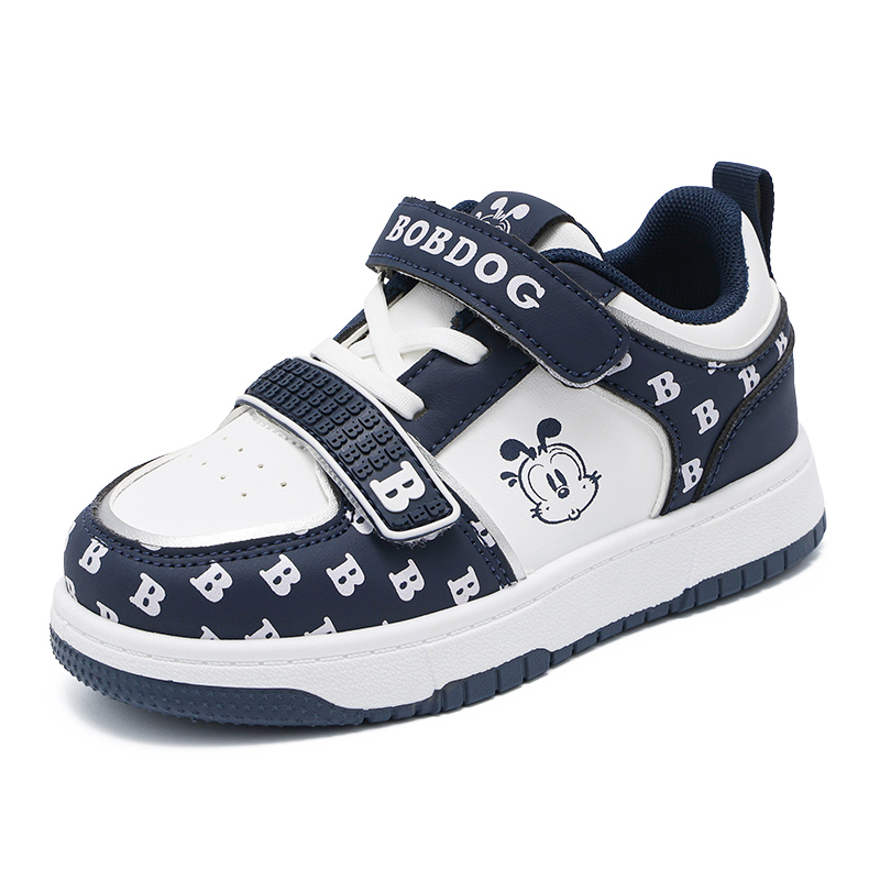 Детские скейтерские кроссовки Kids BOBDOG, темно-синий/белый — фото 2
