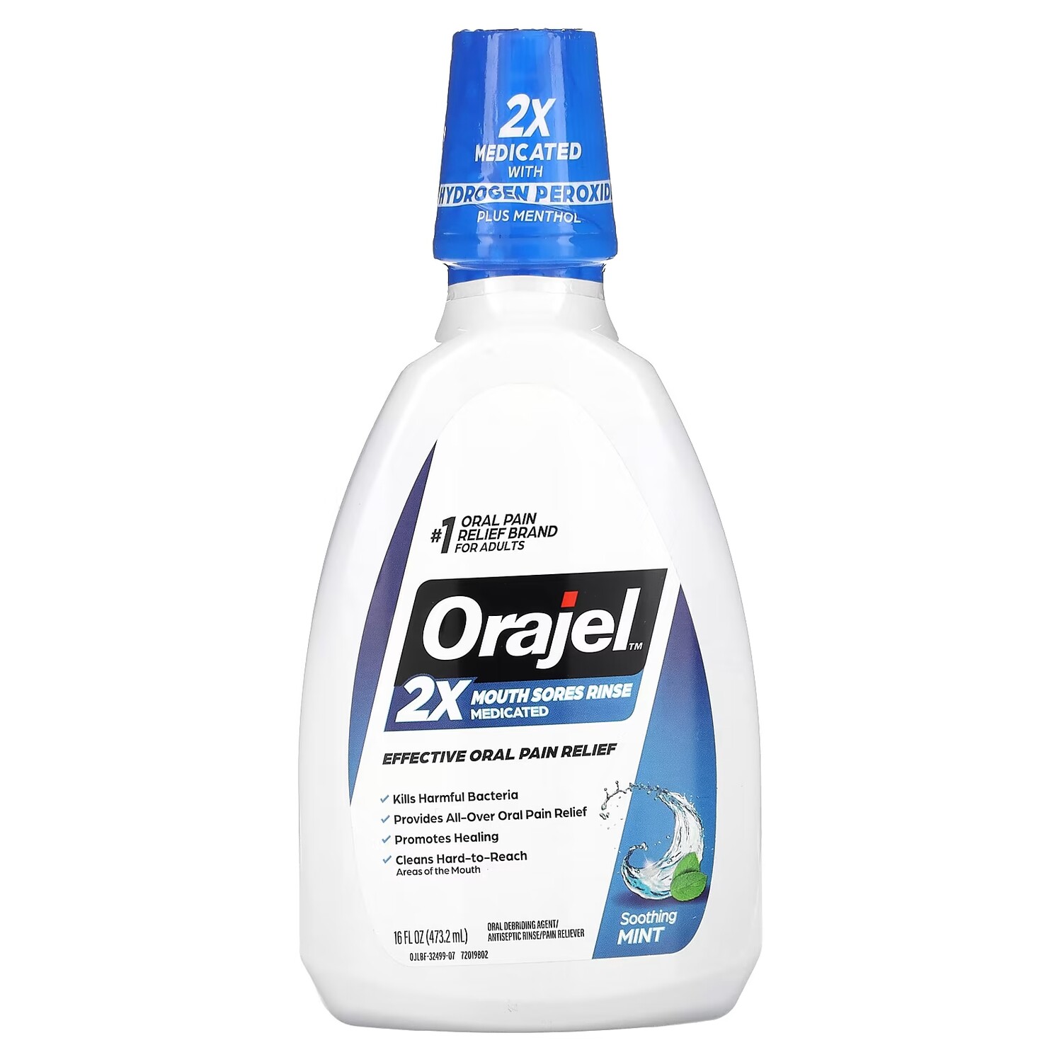 

Средство успокаивающее мятное Orajel Mouth Sores Rinse