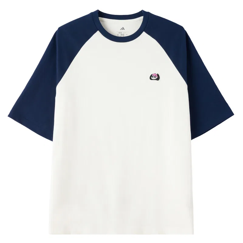 Футболка мужская White/Blue, crew neck, moderate Adidas