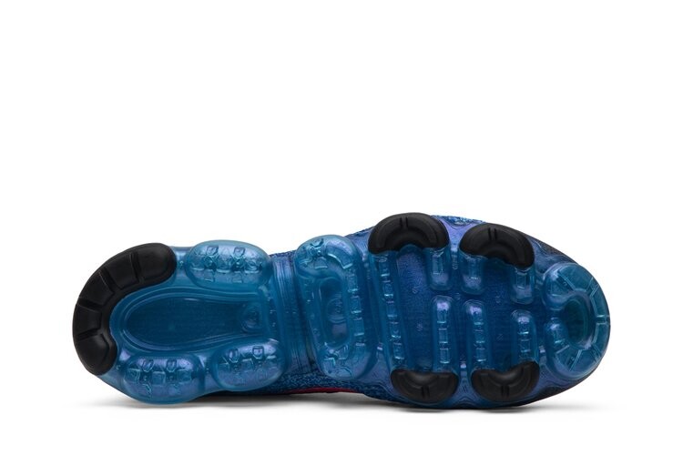 Кроссовки Nike Air VaporMax Flyknit 3 'Blue Fury', синий — фото 4