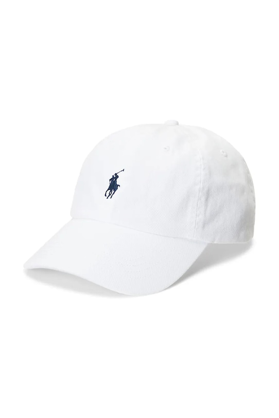 

Хлопковая кепка с козырьком Polo Ralph Lauren, белый