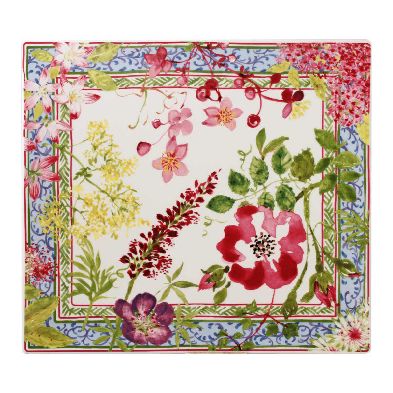 

Gien Millefleurs тарелка прямоугольная 29,5 x 26,5 см Gien Fayencerie, красочный