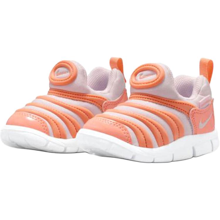 Низкие износостойкие кроссовки Dynamo Free для младенцев и малышей Nike, оранжевый/фиолетовый — фото 3