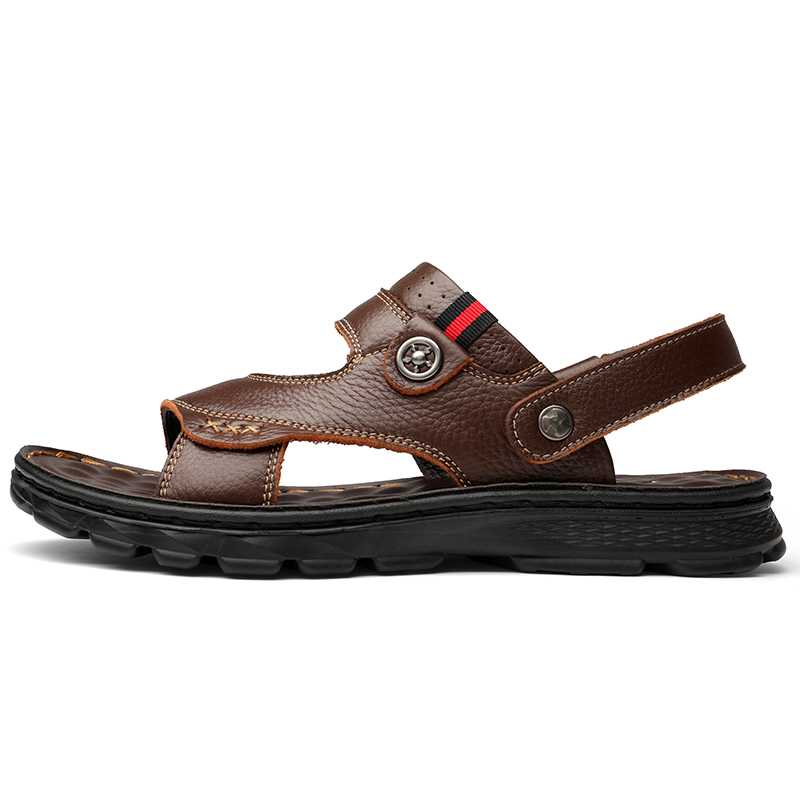 

Пляжные сандалии мужские коричневые/черные Sonno