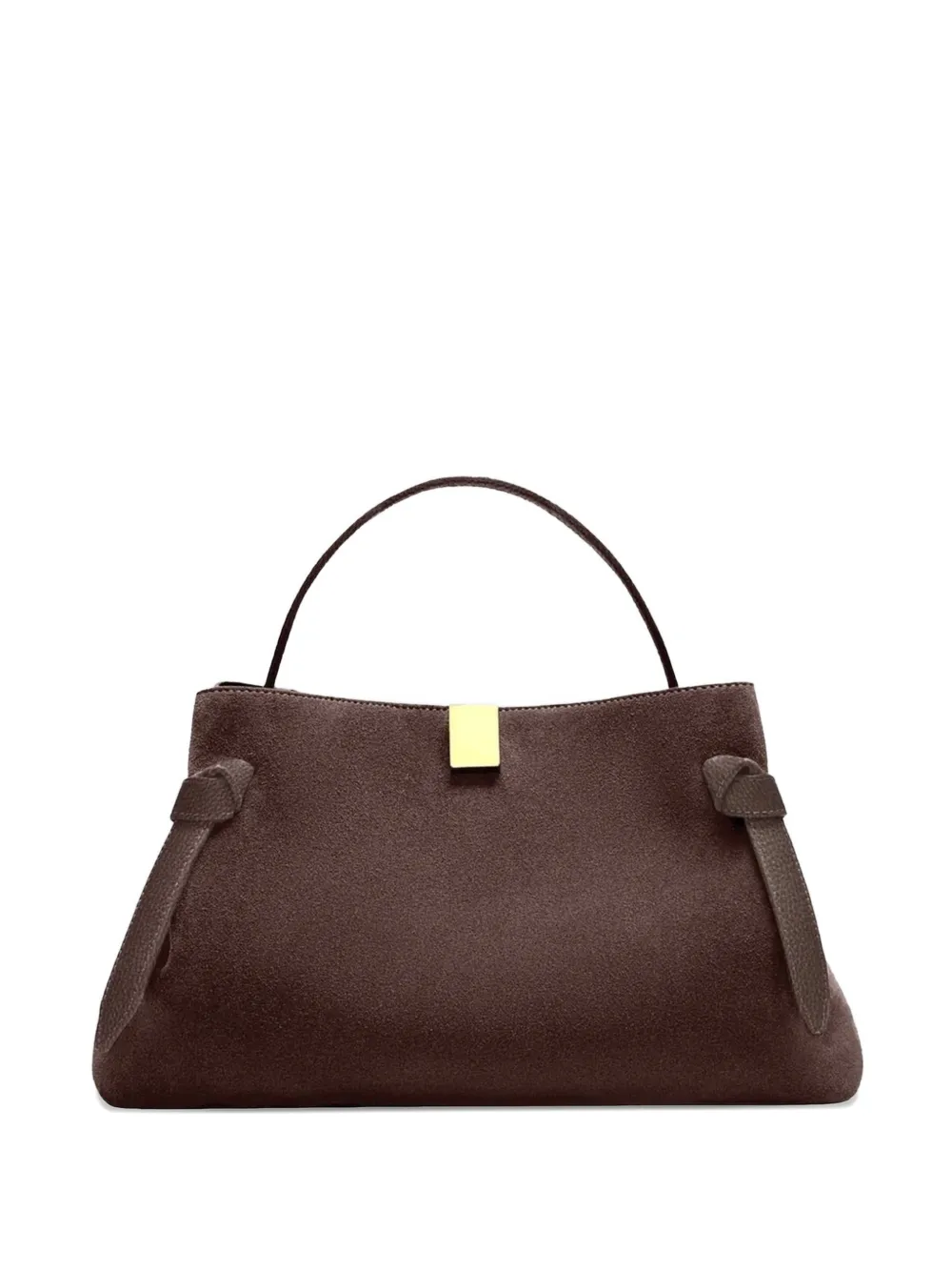 

Сумка-тоут из замши Gyoza Yuzefi, коричневый