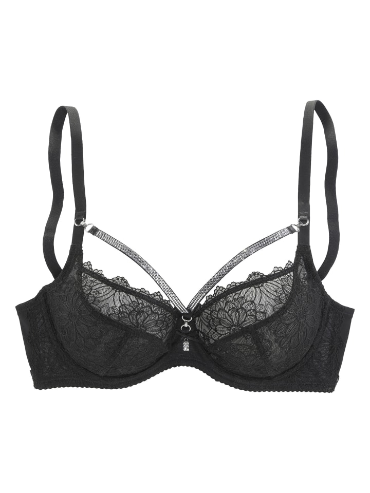 

черный бюстгальтер на косточках LASCANA