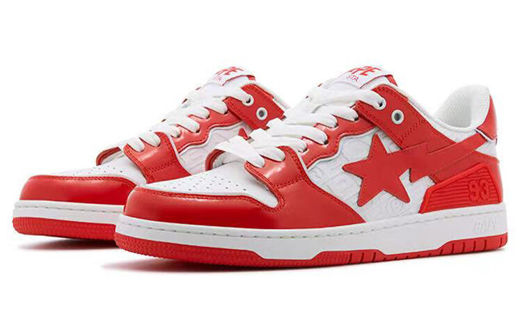 A Bathing Ape Bape SK8 Sta Синий Белый Патент, Черный