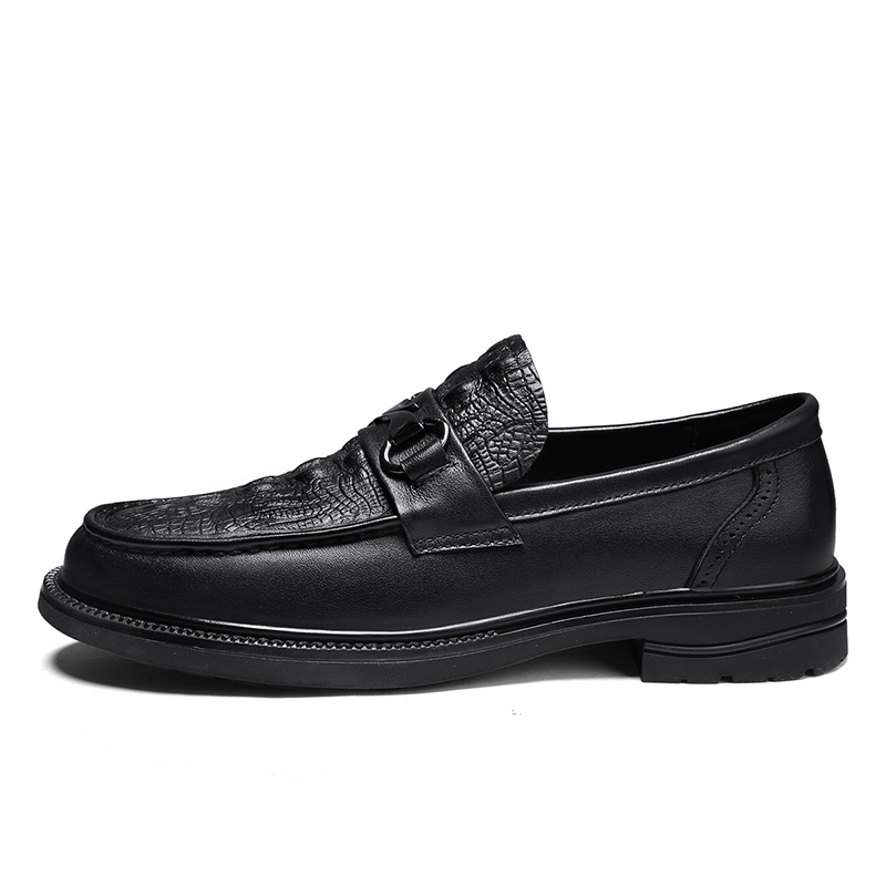 

King Jinmai Черные мужские повседневные слипоны 2870-KK, цвет Black Slip-on 2870-KK