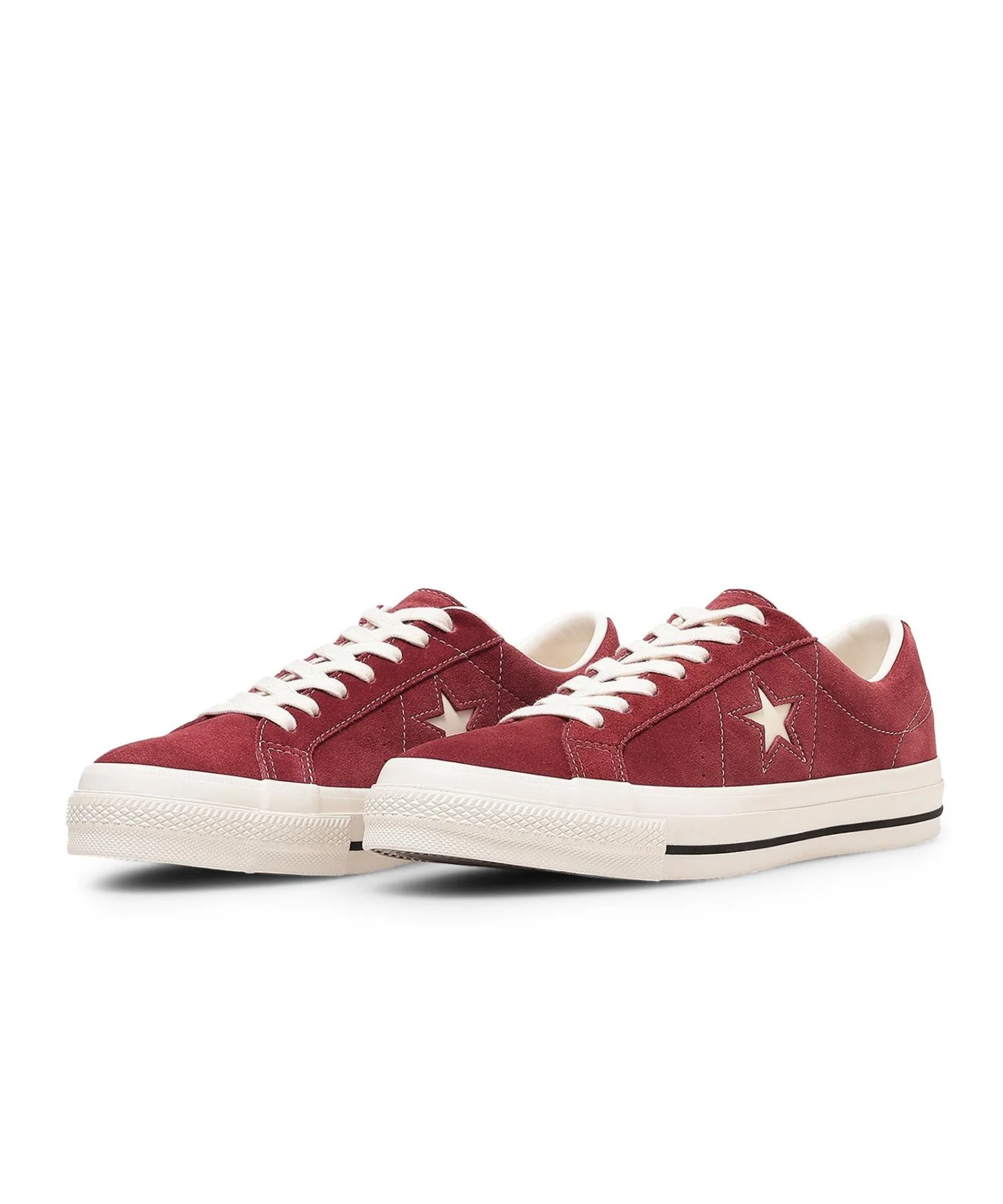 Мужские кроссовки из замши ONE STAR SUEDE CONVERSE красные — фото 3
