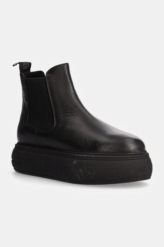 

Ботинки челси орехового цвета из кожи Steve Madden, черный