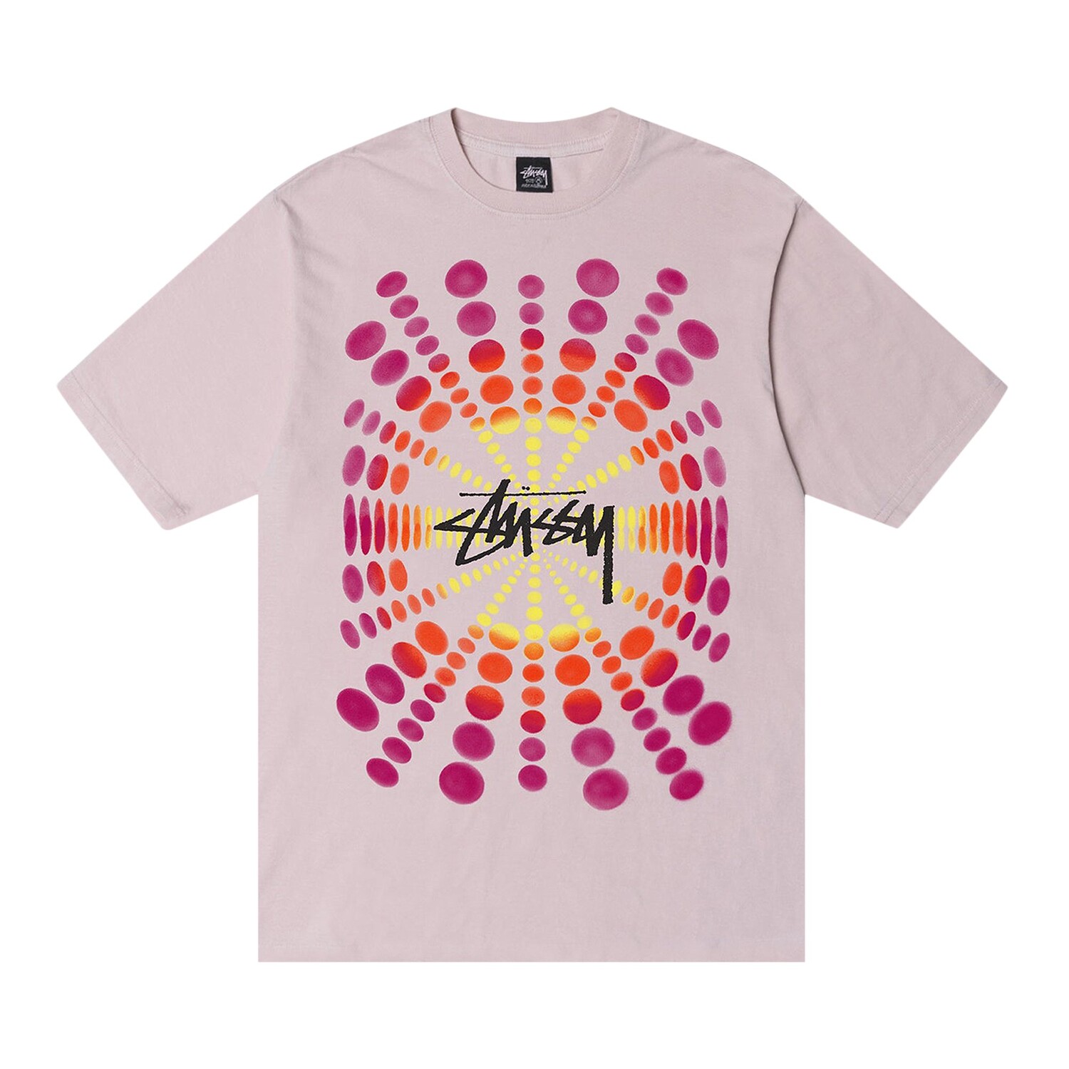 

Футболка Stussy Atticus, окрашенная в пигмент, цвет Румяна