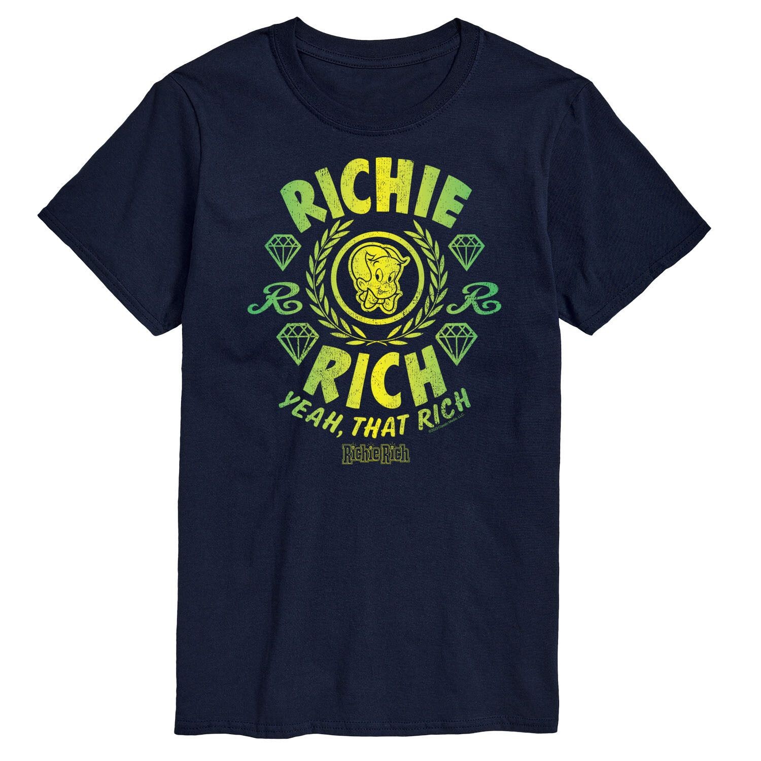 

Футболка Big & Tall Richie Rich Yeah That Rich с рисунком Licensed Character, синий