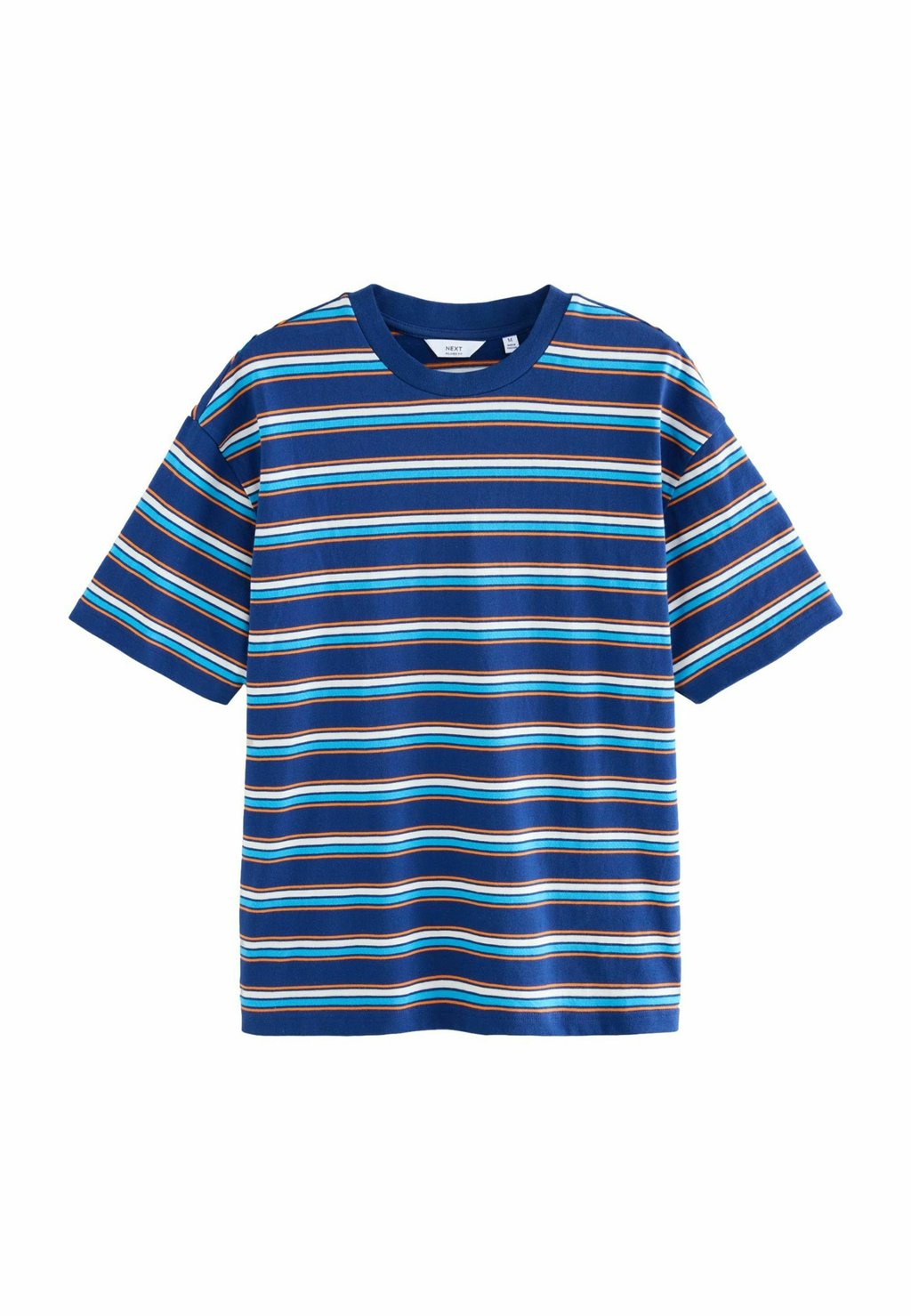 

Футболка с принтом REGULAR FIT - STRIPE HEAVYWEIGHT Next, синий