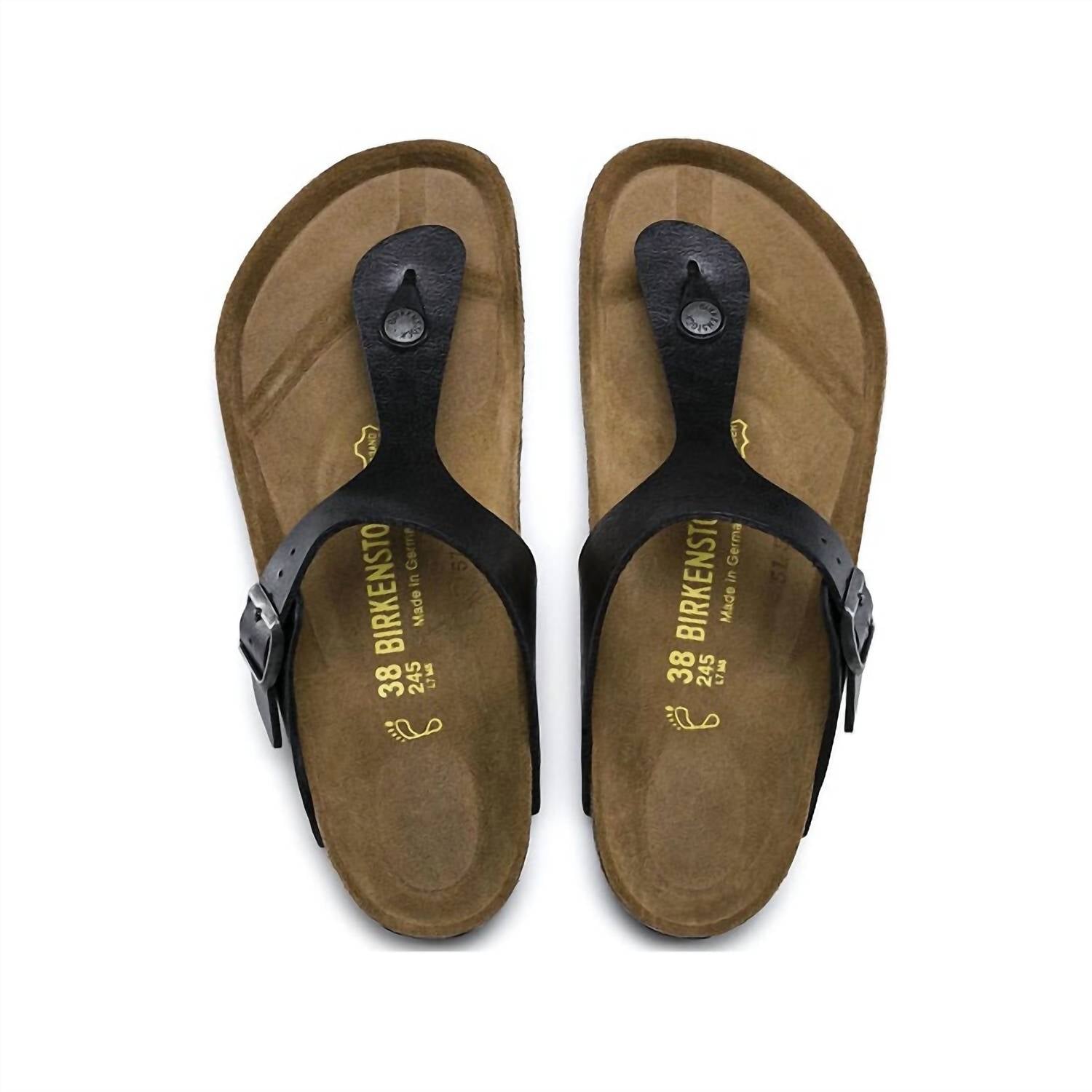 Женские сандалии Gizeh в цвете лакричник Birkenstock, Licorice — фото 2