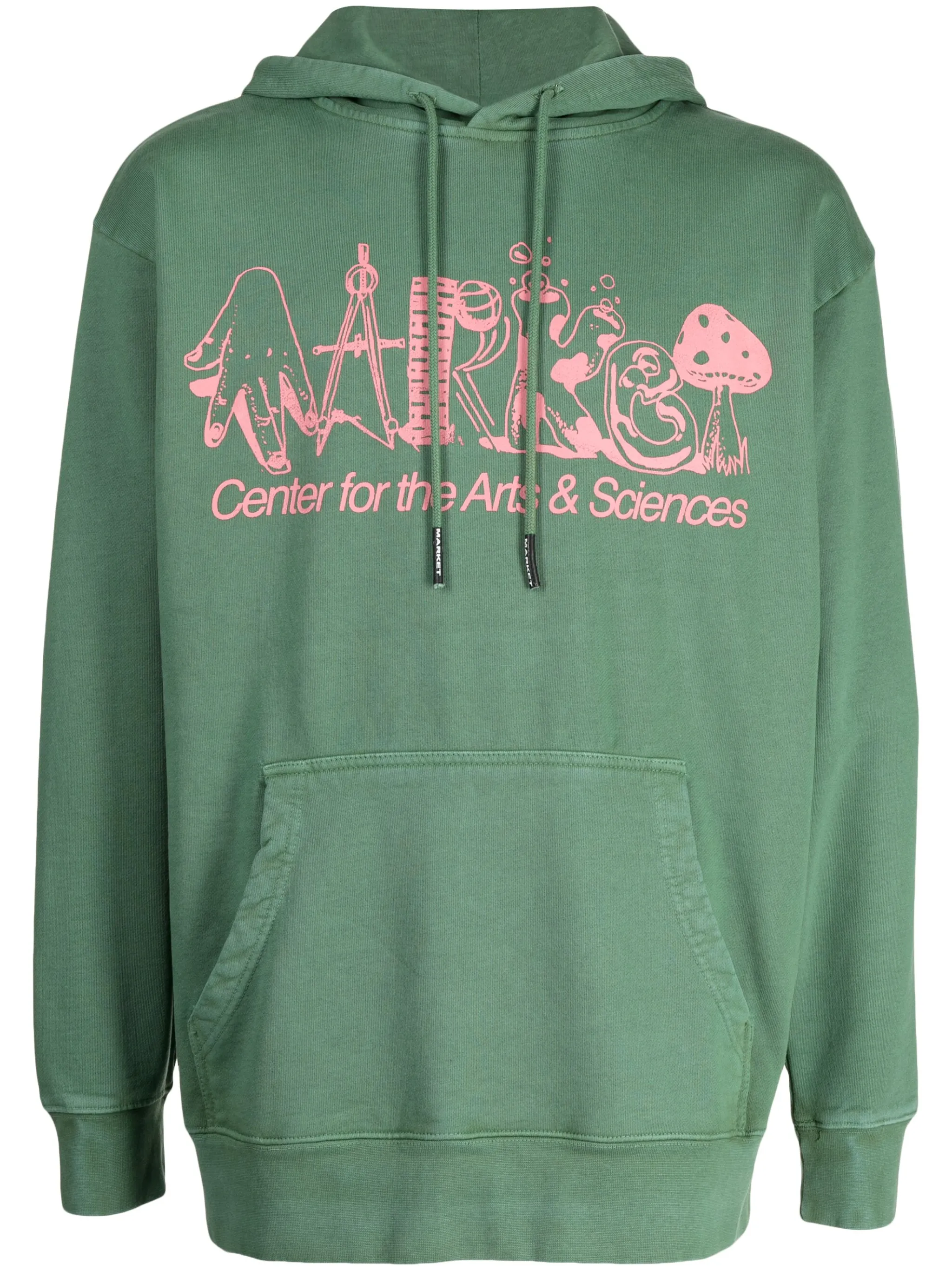 

Худи Smiley Arts & Sciences Market, зеленый