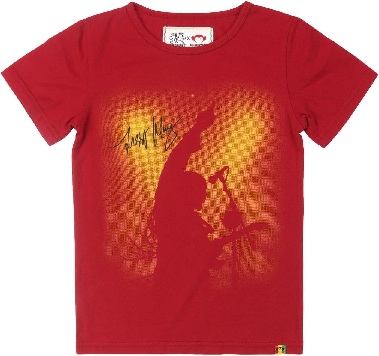 

Футболка Appaman Live Ziggy Marley Singer Graphic Short Sleeve, цвет Chili Pepper