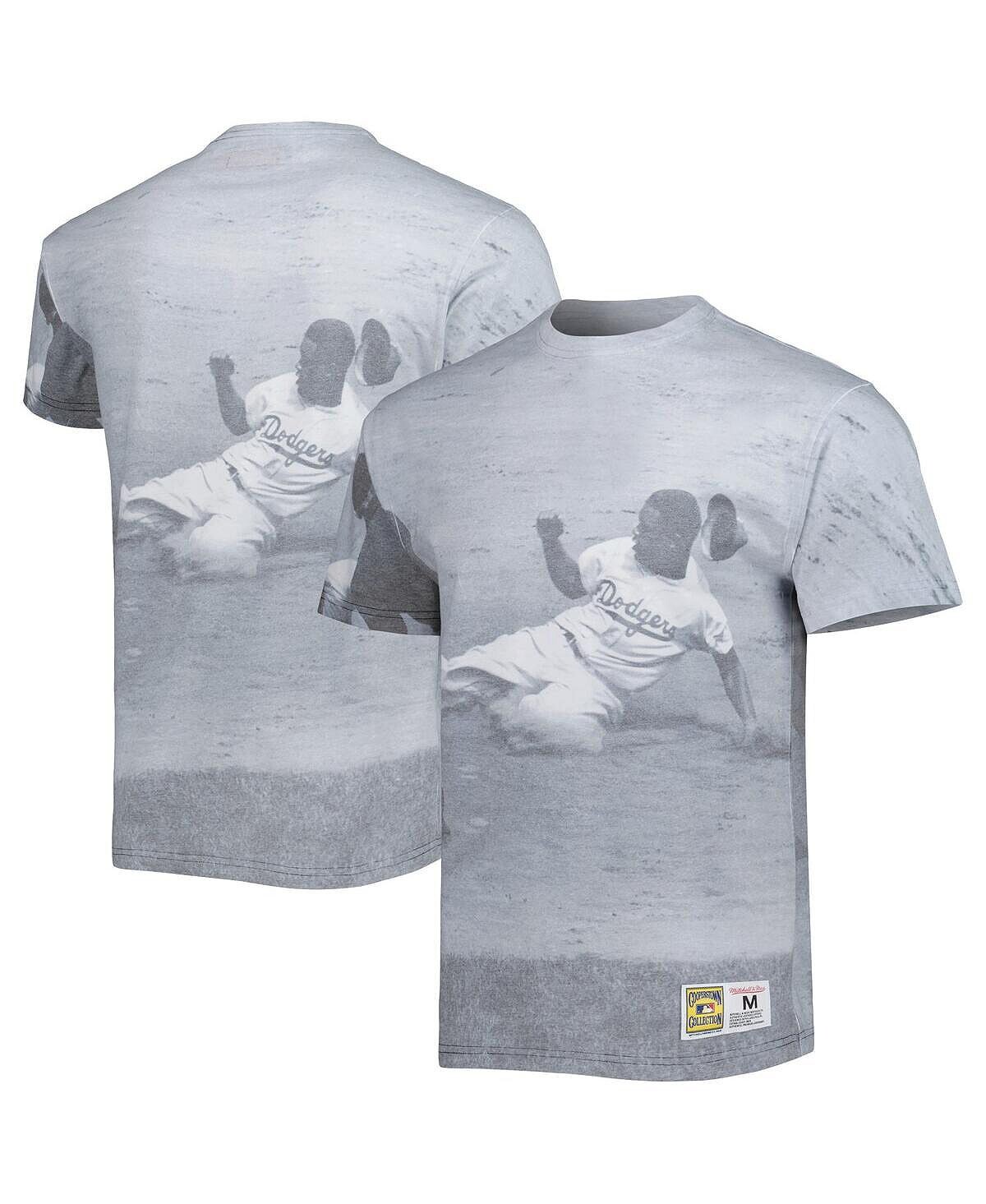 

Мужская футболка Jackie Robinson Brooklyn Dodgers Cooperstown Collection Highlight Player Mitchell & Ness
