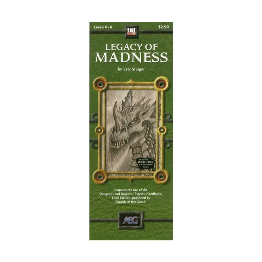 

Модуль Legacy of Madness, Adventure Keep Modules (d20)