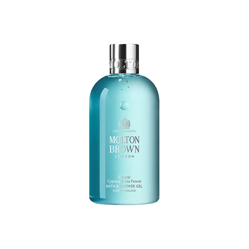 Molton Brown Ароматический увлажняющий очищающий лосьон для снятия зуда Coast Cypress And Ocean Fennel 300мл/100мл, Coast Cypress and Ocean Anise 300ml