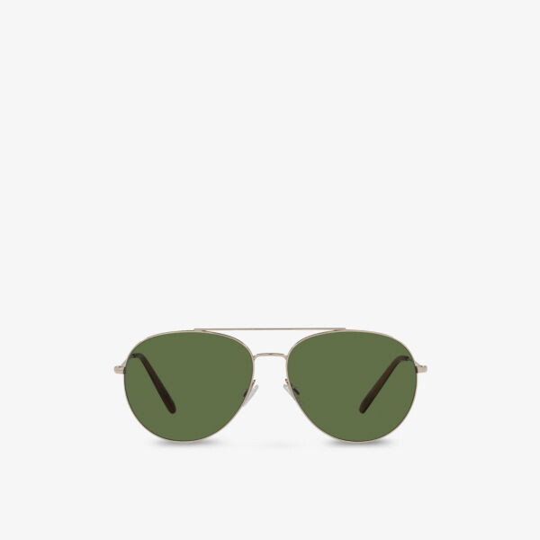 

OV1286S солнцезащитные очки Airdale в металлической оправе-авиаторе Oliver Peoples, желтый