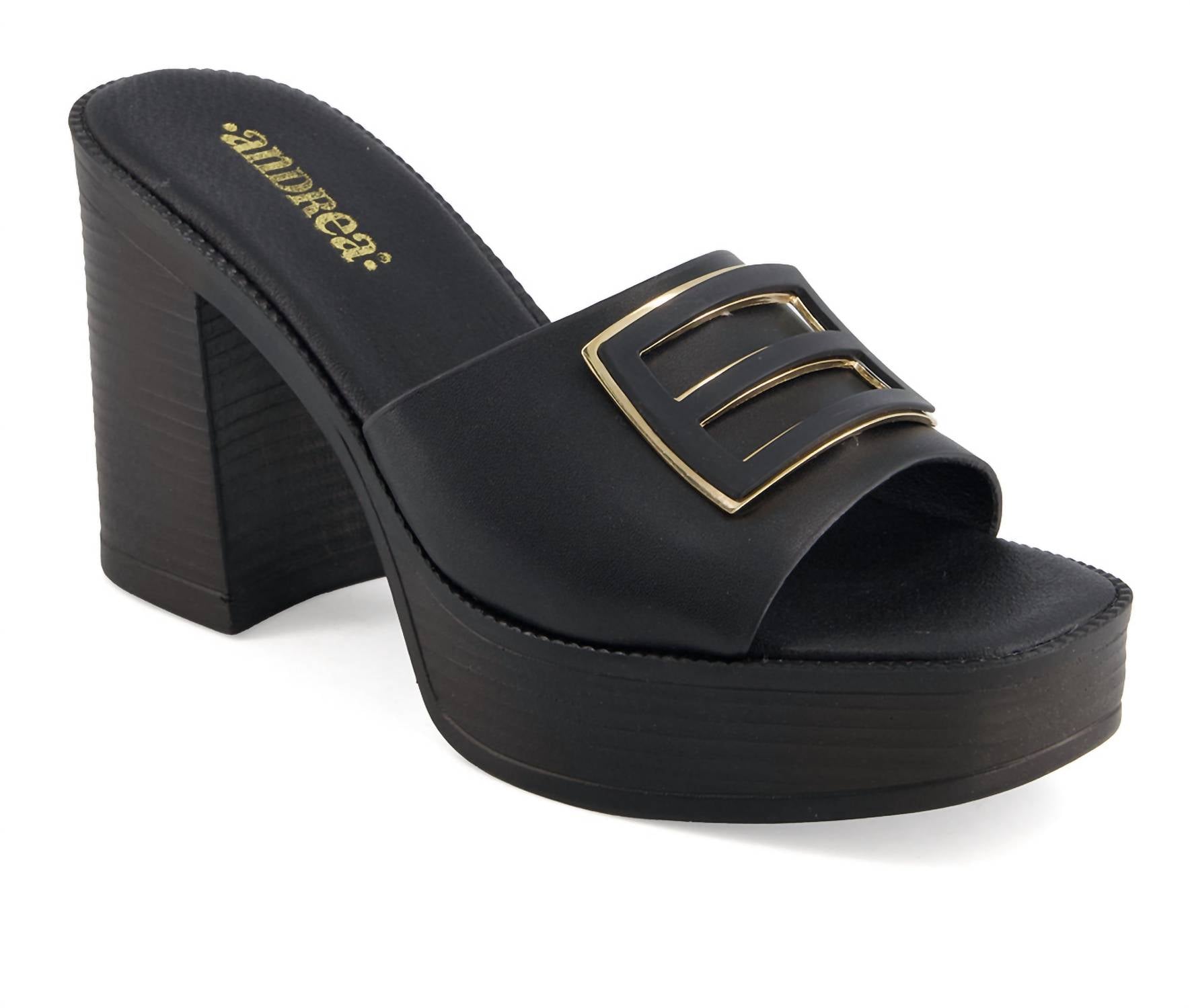 Женские сандалии Slip On черные Andrea