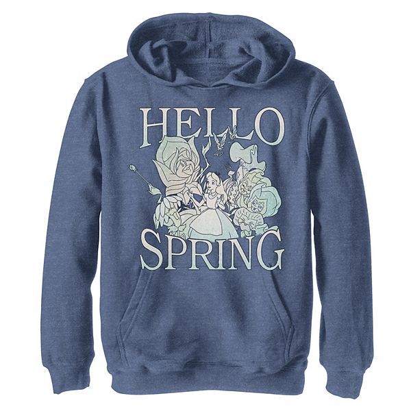 

Толстовка с капюшоном Alice in Wonderland для мальчиков 4-20 лет, принт Hello Spring Disney