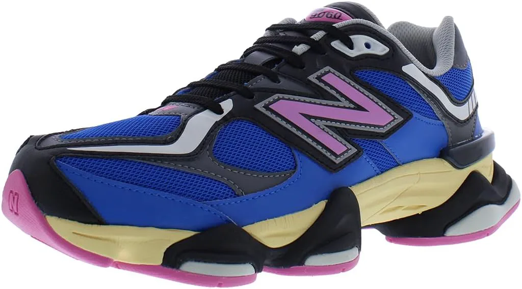 Кроссовки New Balance 9060 для мужчин, синий/розовый/желтый — фото 3