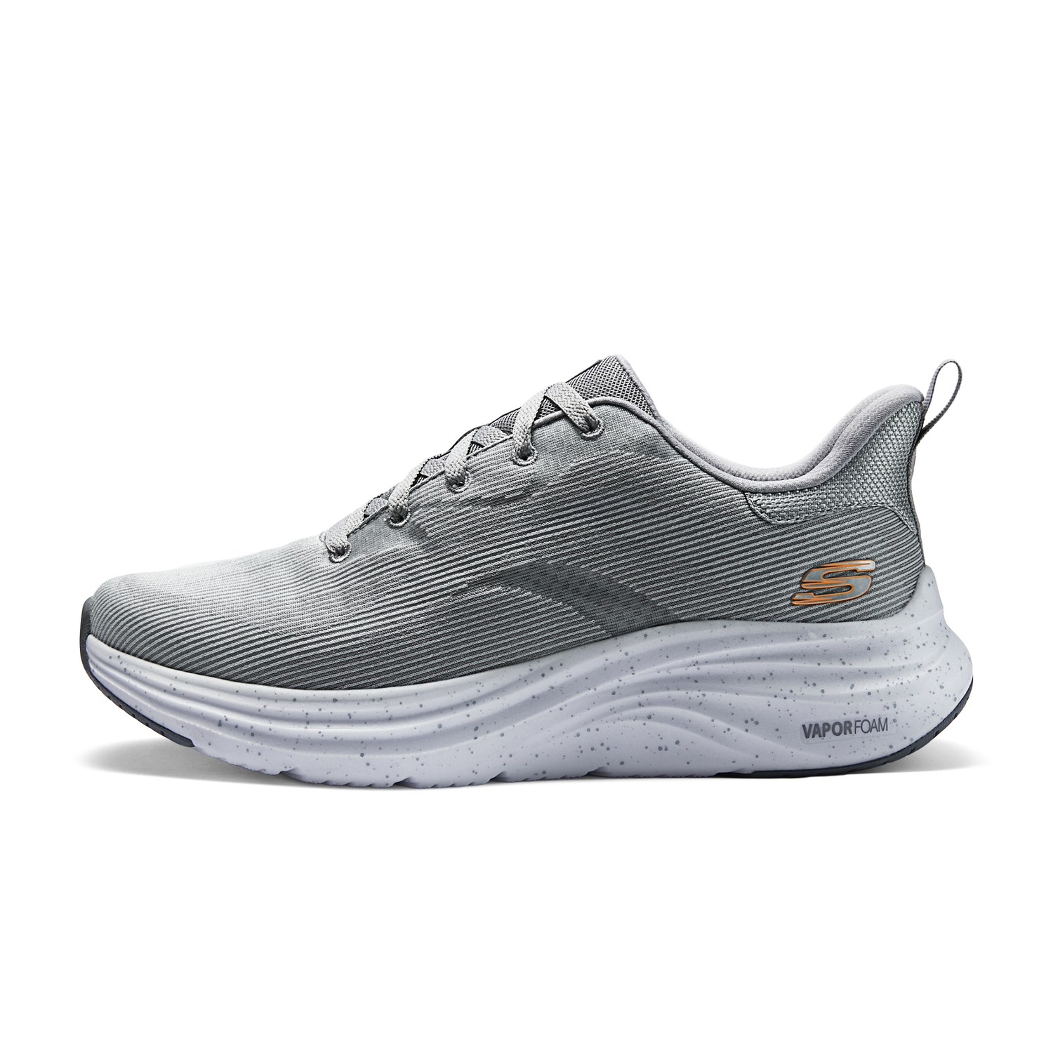 

Кроссовки Skechers мужские серо-оранжевые низкие