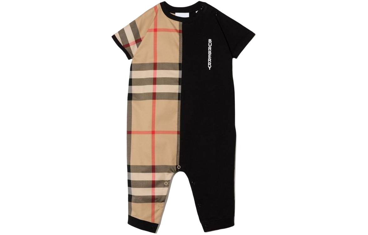 

Burberry Комбинезон и ползунки, черный, для младенцев и малышей