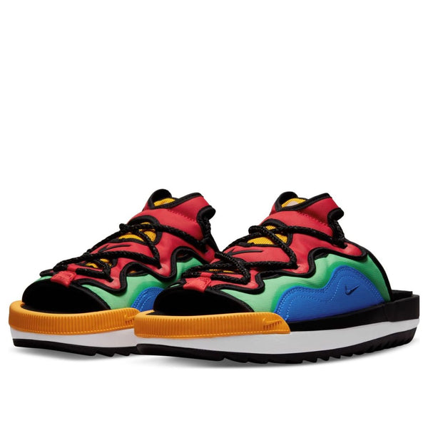 Тапочки uno x offline 2.0 premium slip-on 'multi-color' Nike, красный — фото 3
