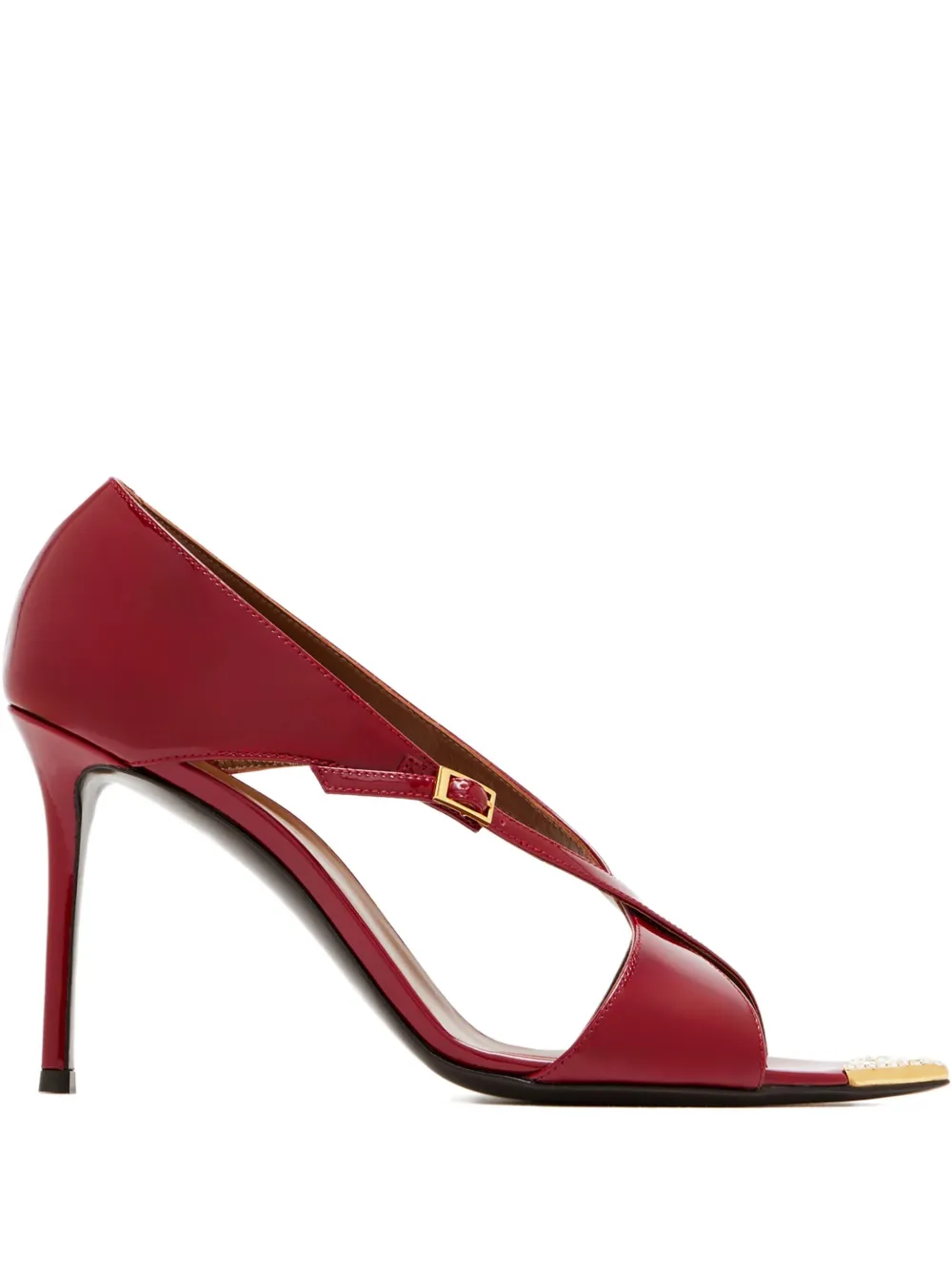 Босоножки Intriigo Croisée Crystal 90 Giuseppe Zanotti, красный