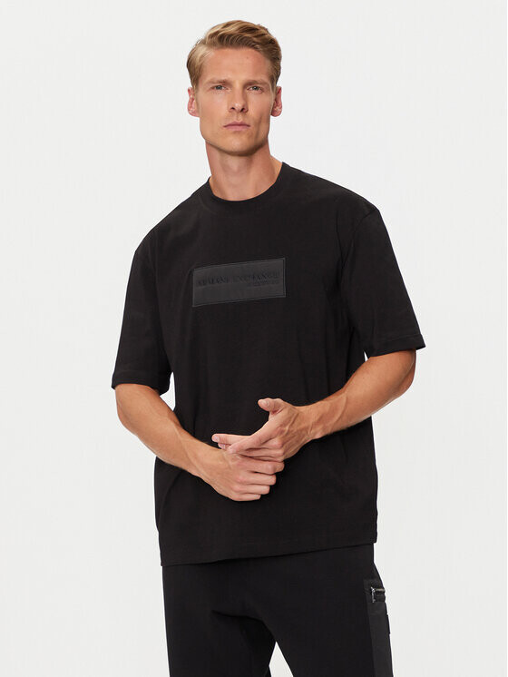 

Футболка стандартного кроя Armani Exchange, черный