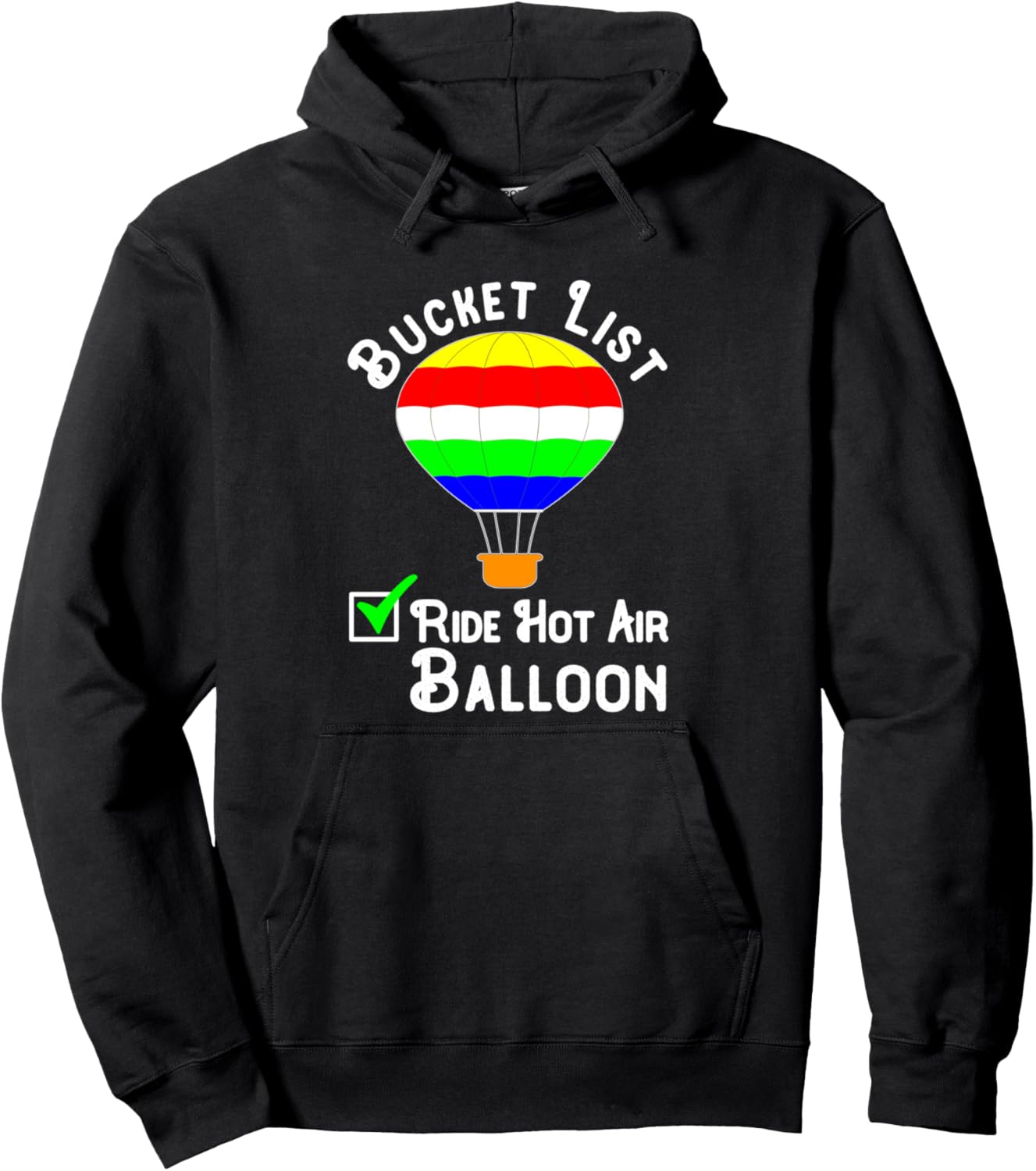 

Худи с надписью «Полет на воздушном шаре» Hot Air Balloon Apparel Co, черный